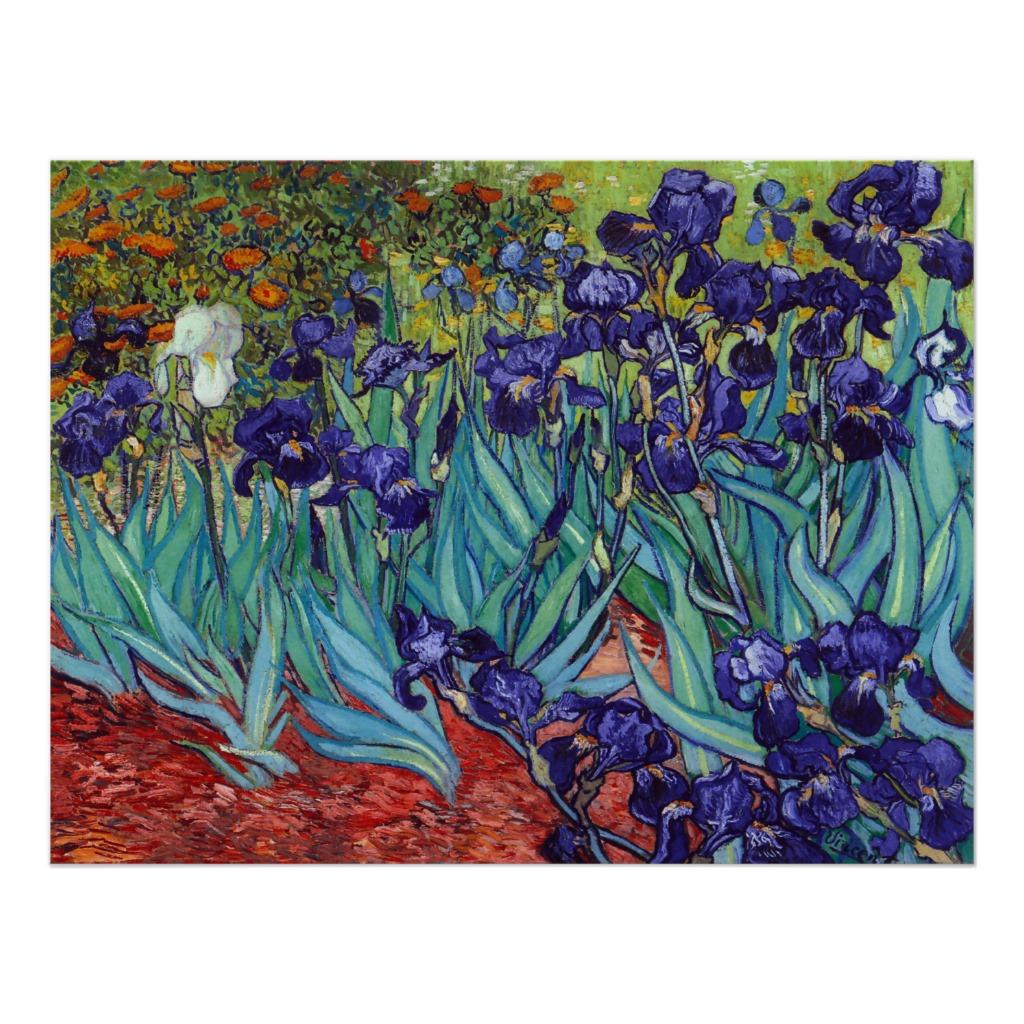 Foto Vincent van Gogh, iris Posters