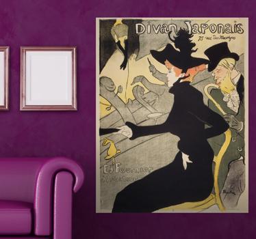 Foto Vinilo decorativo Divan Japonais