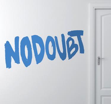 Foto Vinilo decorativo logo No Doubt
