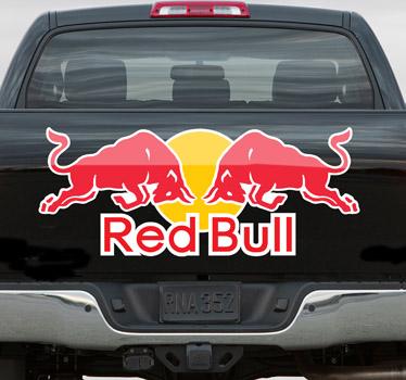 Foto Vinilo decorativo logo Red Bull