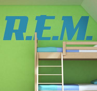 Foto Vinilo decorativo logotipo REM