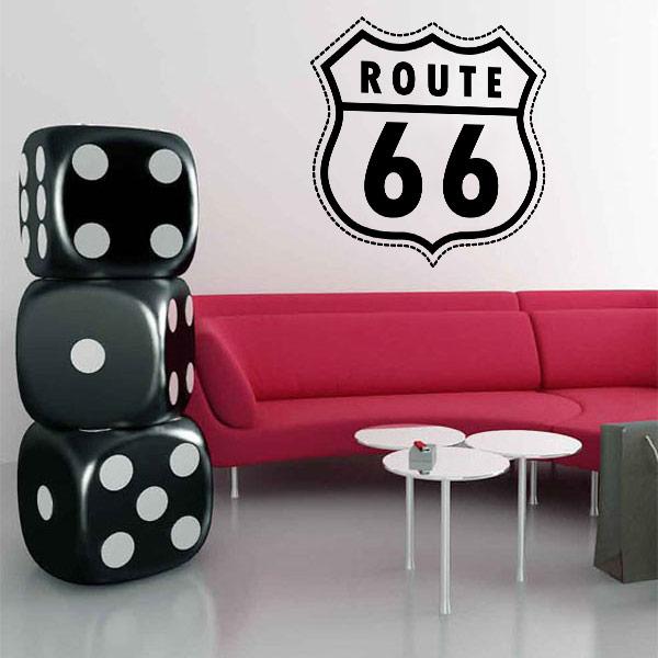 Foto Vinilo Decorativo Route 66