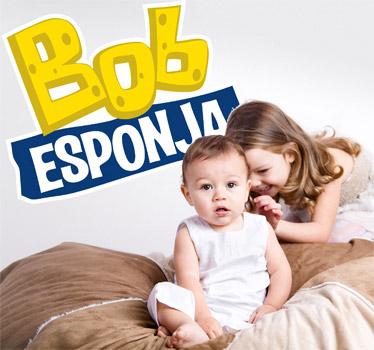 Foto Vinilo infantil logo Bob Esponja