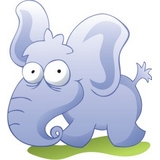 Foto Vinilos Infantiles - LOS MÁS VENDIDOS - 47º: Elefante