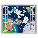 Foto Vinilos Infantiles - Ventanas Infantiles - Espacio