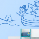 Foto Vinilos infantiles de piratas