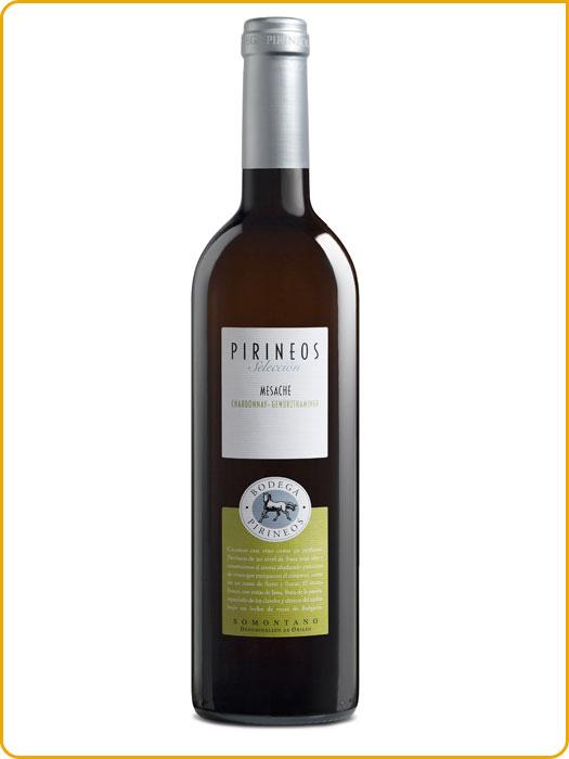 Foto vino del somontano mesache blanco