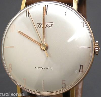 Foto Vintage Tissot Automatic Wrist Watch. Nuevo Horizonte. Reloj De Hombre.