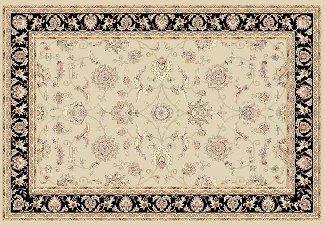Foto Viscount V53 Beige with black border Rectangle Rugs Traditional Rugs