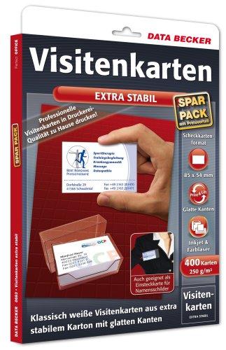 Foto Visitenkarten Extrast. Bigpack ZUBEH