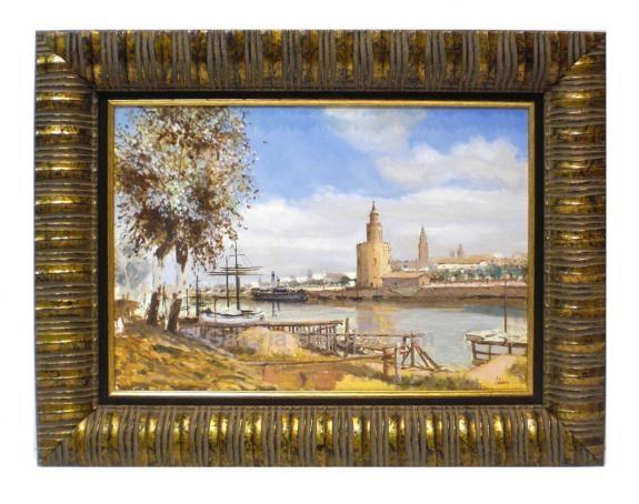 Foto Vista de Sevilla | Pinturas de sevilla en óleo sobre lienzo