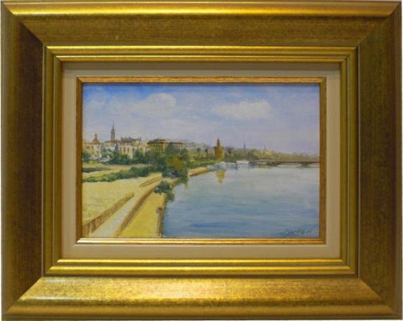 Foto Vista de Sevilla | Pinturas de sevilla en óleo sobre tabla