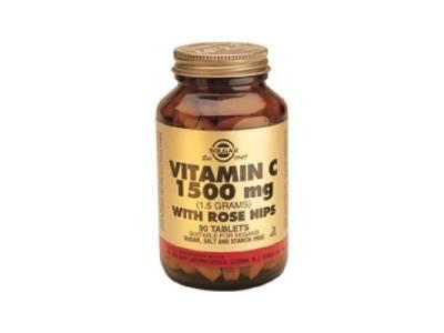 Foto Vitamin c with rose hips 90comp 1500mg