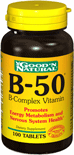 Foto vitamina b-50 b-complex 100 comprimidos