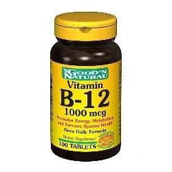 Foto Vitamina B12 1000 mcg Good'N Natural 100 comprimidos