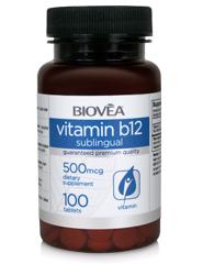 Foto Vitamina B12 500mcg 100 Comprimidos Sublinguales