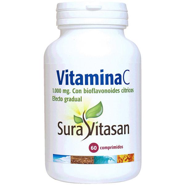 Foto Vitamina C 1000 mg 60 Comprimidos Sura Vitasan