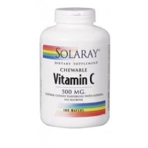 Foto Vitamina C 500 Mg. Masticable Naranja Solaray
