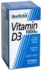 Foto Vitamina D3 1000 UI (30 comprimidos)