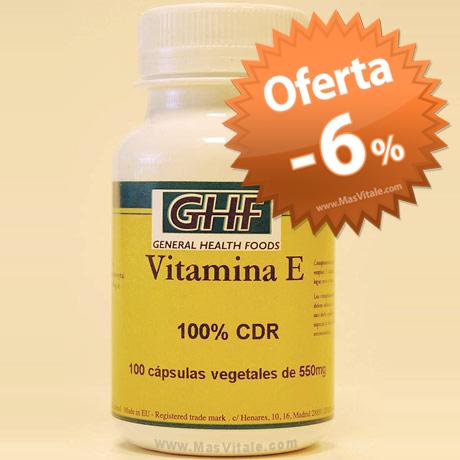 Foto Vitamina e 20mg 100 capsulas vegetales - ghf