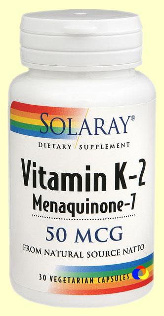 Foto Vitamina K2 - Solaray - 30 cápsulas