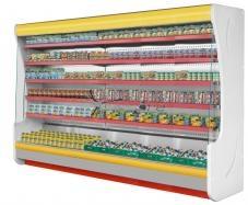 Foto Vitrina refrigerada tipo mural, modulo de 1,30 sin compresor paros 1.3