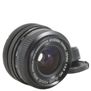 Foto Vivitar 28mm F/2.8 Mc Granangular Canon Fd Fl Xlnt