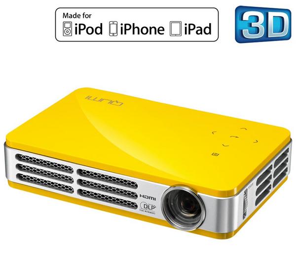 Foto Vivitek Mini videoproyector 3D Qumi Q5 - amarillo