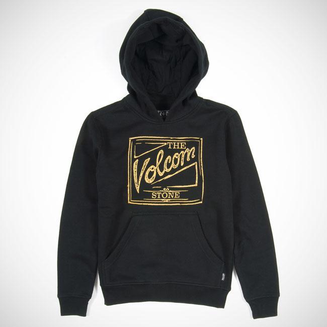 Foto Volcom Coors Script Youth Pullover Hood Black