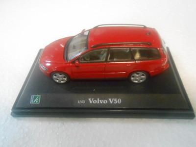 Foto Volvo V50 En Color Rojo, Motorart, 1/43