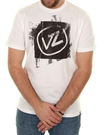 Foto Von Zipper Mens Scrunched Tee - White