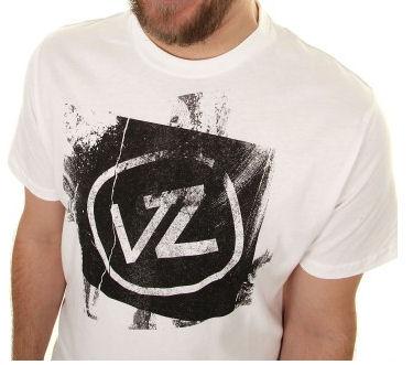 Foto Von Zipper Mens Scrunched Tee - White