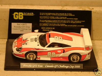 Foto Vqq) Flygbtrack Ref. Gb72 Porsche 911 Gt1 Evo Canada Gt Challenge Cup 2000