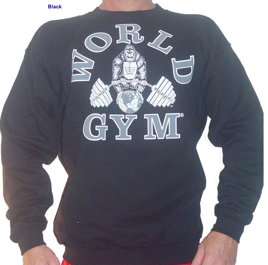 Foto W800 World Gym Sweatshirt L Black/Silver