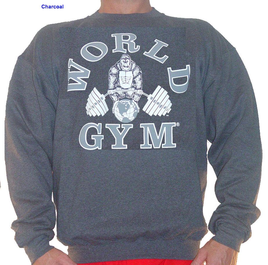 Foto W800 World Gym Sweatshirt L Charcoal