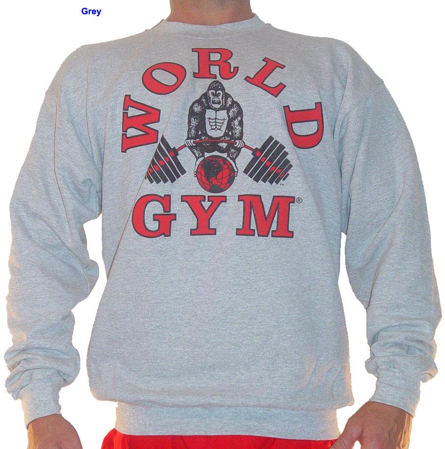 Foto W800 World Gym Sweatshirt L Grey