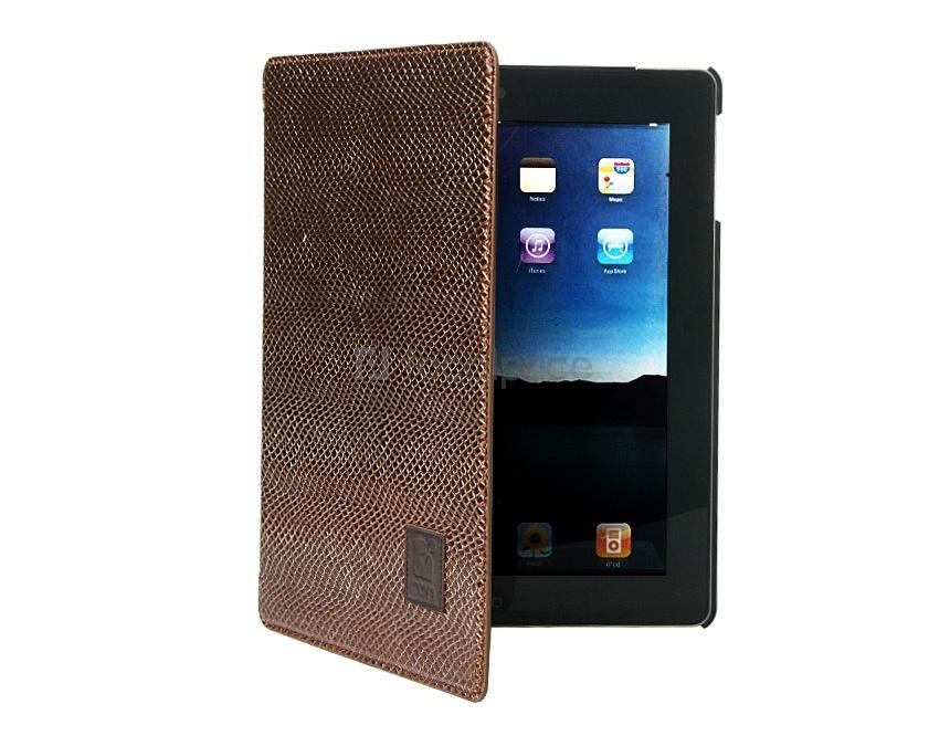 Foto Waffle Patrón Funda de cuero protectora para el iPad 2 con la función del soporte