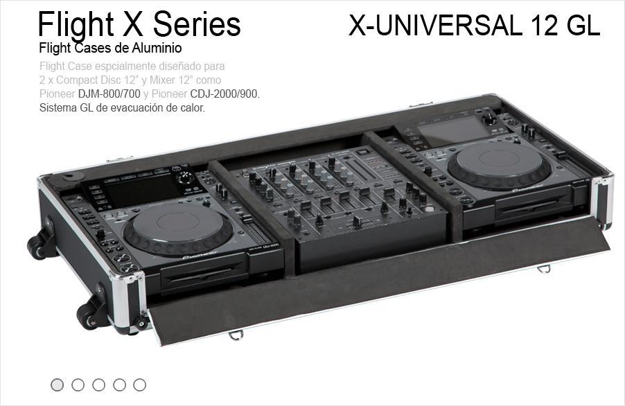 Foto WALKASSE X-UNIVERSAL 12GL Suitcase For 2 Compact-disc And Table 12 