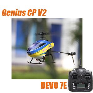 Foto Walkera GCP-V2con DEVO 7E 3D Flybarless generación II 6 eje del...