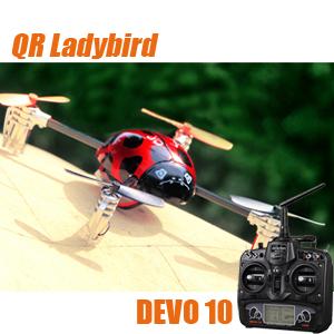 Foto Walkera QR ladybird con DEVO 10 Quadrocopter RC 2.4GHz RTF