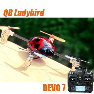 Foto Walkera QR ladybird con DEVO 7 Quadricóptero RC 2.4GHz RTF