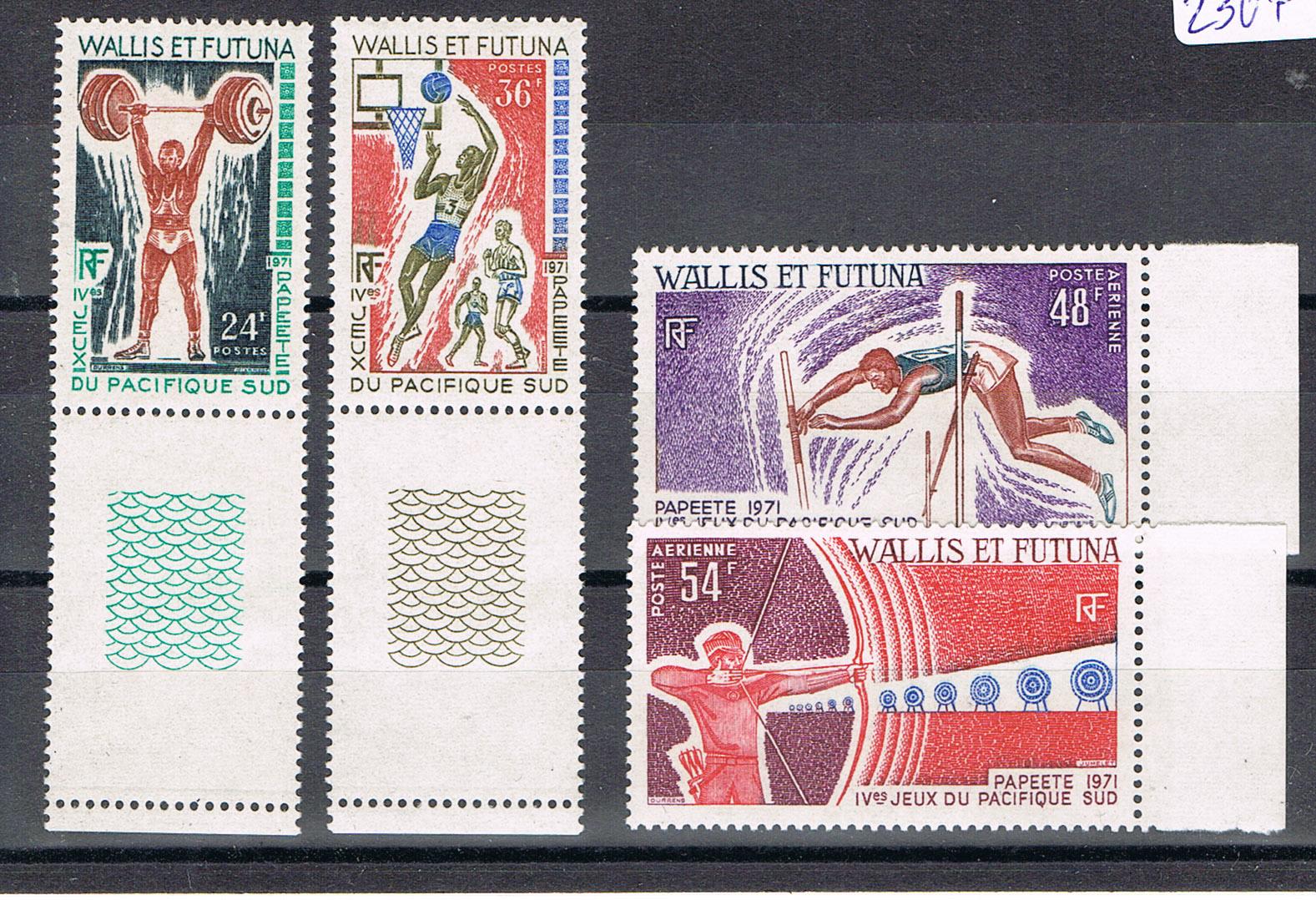 Foto Wallis und Futuna 4, Werte 1971