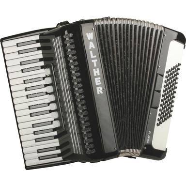 Foto Walther Pirat 72 Bass accordion black