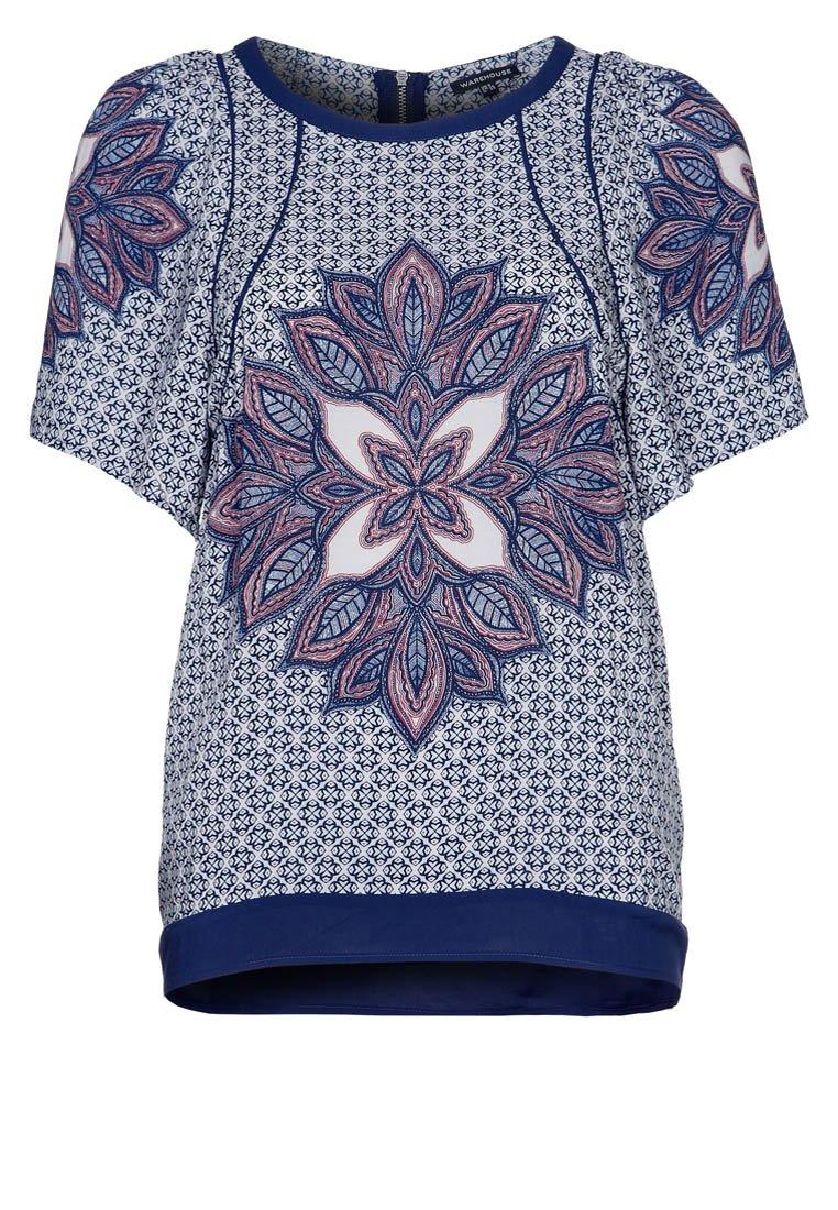 Foto Warehouse Camiseta print azul