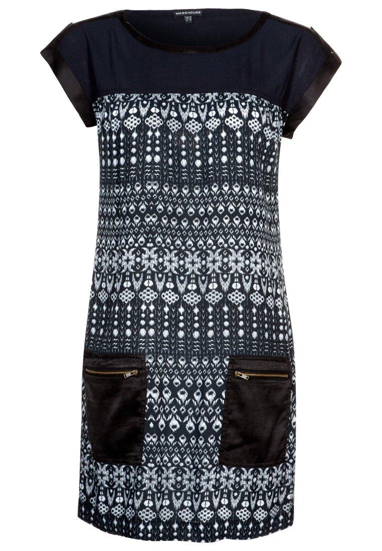 Foto Warehouse Vestido camisero negro