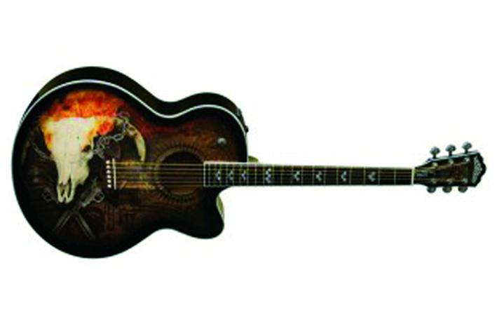 Foto Washburn J-32SCE/BK George Lynch. Guitarra electroacustica