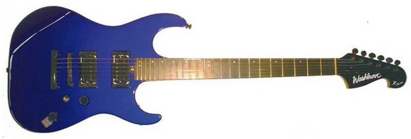 Foto Washburn X100 MBL Azul Met.. Guitarra electrica cuerpo macizo de 6 cue