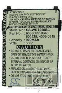 Foto Wasp WWS800 batería (900 mAh)