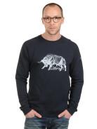 Foto Weekend Offender Tonga Sudadera azul marino / gris