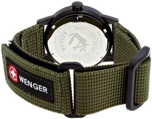 Foto Wenger 70174 - Reloj de caballero de cuarzo, correa tela, color verde